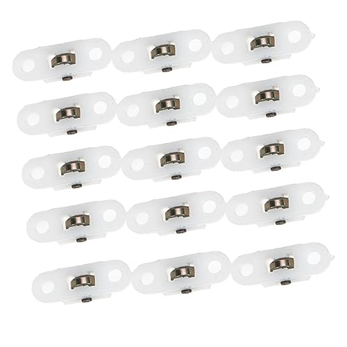 NOLITOY 20 Stück Teiliges Kleine Pulley Langlebigem Material für Schiebetüren Fenster und Schränke Geräuscharm und Installieren Geeignet für Möbel und Schiebetürlaufsschienen NOLITOY 20 Stück Teiliges Kleine Pulley Langlebigem Material für Schiebetüren Fenster und Schränke Geräuscharm und Installieren Geeignet für Möbel und Schiebetürlaufsschienen von NOLITOY