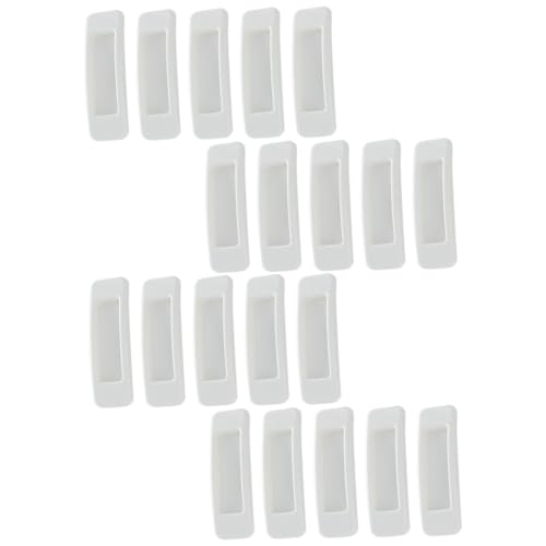 NOLITOY 20 Stück Teiliges Selbstklebende Schrankgriffe Ergonomische Ziehgriffe für Fenster Möbel Geeignet für Glatte Oberflächen Wie Glas Holz Metall Praktische Möbelgriffe ohne Bohren von NOLITOY