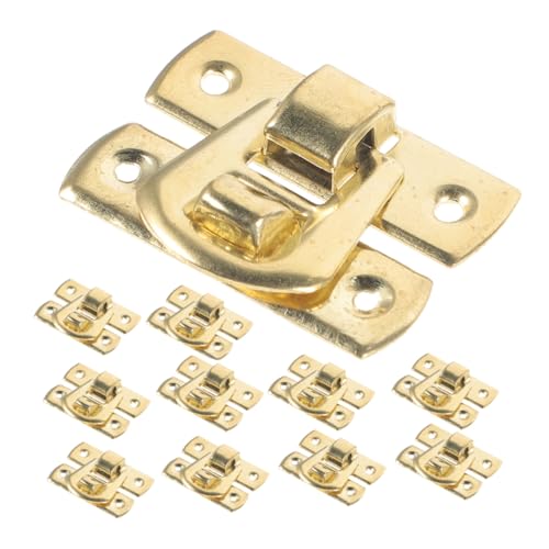 NOLITOY 20 Stück Vintage Schmuckschatullen Verschluss aus Zinklegierung Antik Hasp Riegel mit Retro Design Langlebiger Holzbox Schnappverschluss Einfache Montage für Geschenkverpackungen von NOLITOY