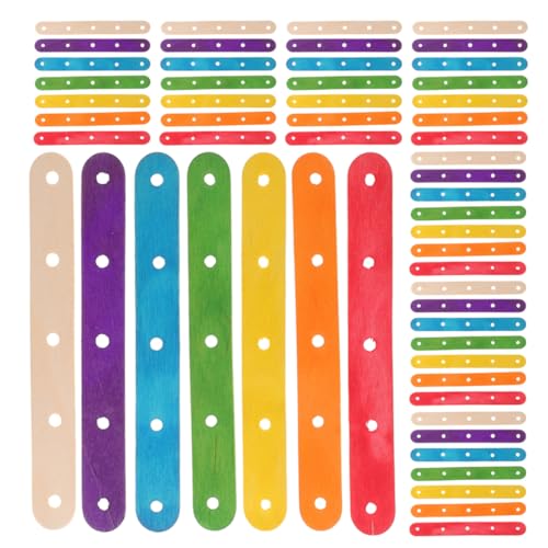 NOLITOY 200 Stück Handwerksmaterial für Diy mit Löchern für Kreative Designs für Kinderprojekte und Sommeraktivitäten NOLITOY 200 Stück Handwerksmaterial für Diy mit Löchern für Kreative Designs für Kinderprojekte und Sommeraktivitäten von NOLITOY