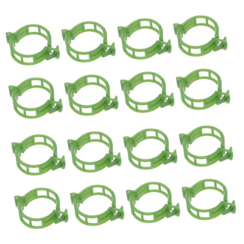 NOLITOY 200 Stück Pflanzenclips Transparent Klammern zur Befestigung von Kletterpflanzen und Tomatenranken Robuste Halterungen für Garten Gewächshaus und Balkon Einfache Anwendung und von NOLITOY