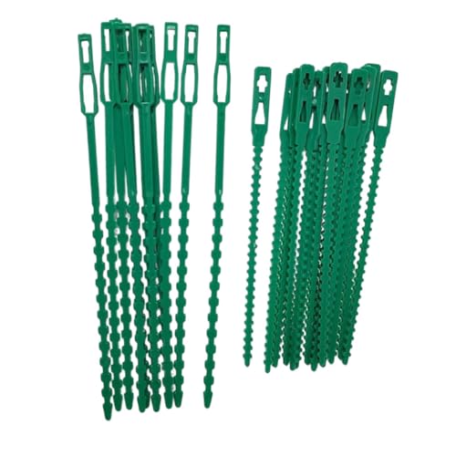 NOLITOY 200 Stück Teiliges Flexibles Pflanzenbinderset Gartenbinder Wetterfest Vielseitig für Kletterpflanzen und Outdoorpflanzen Lang Einfach zu Biegen und Wiederverwendbar von NOLITOY
