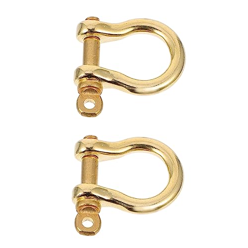 NOLITOY 2Stücke D Ringe mit Schraubenschäkel U Förmige Schlüsselhalter für Rucksack Hundehalsband DIY Projekte Langlebig und Installieren NOLITOY 2Stücke D Ringe mit Schraubenschäkel U Förmige Schlüsselhalter für Rucksack Hundehalsband DIY Projekte Langlebig und Installieren von NOLITOY