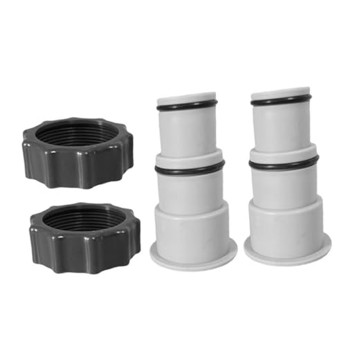 NOLITOY 2Stücke Pool Filterpumpen Adapter Stabiler Schlauchadapter für Effektive Wasserfilterung Installieren für Pools und Industrielle Anwendungen von NOLITOY