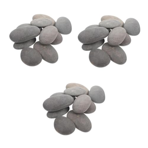 NOLITOY 3 Sätze Teiliges Bemalbare Flusssteine Glatte Und Natürliche Kieselsteine Für Kreative DIY Projekte Malbedarf Für Handwerk Und Dekoration 20 Stück * 3 NOLITOY 3 Sätze Teiliges Bemalbare Flusssteine Glatte Und Natürliche Kieselsteine Für Kreative DIY Projekte Malbedarf Für Handwerk Und Dekoration 20 Stück * 3 von NOLITOY