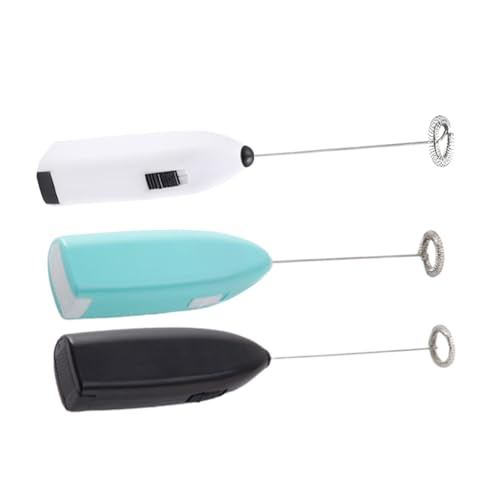 NOLITOY 3 Stück Elektrischer Epoxidharz Rührstab Teiliges Leichter Handlicher Mixer für DIY Kunst und Küche Glatte Oberfläche Tragbar Schwarzer Weißer und Blauer Epoxy Resin Stirrer ohne von NOLITOY