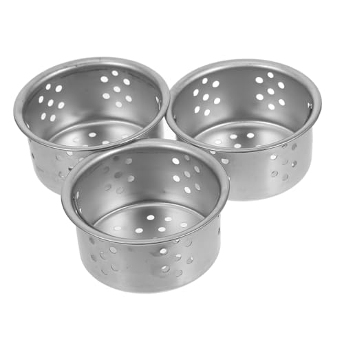 NOLITOY 3 Stück Teiliges Edelstahl Abflusssieb mit Griff Küchen Spüle Siebkorb Langlebiger Küchenspüle Abflusskorb Verstopfungsfrei für Küchen Bad Nutzwaschbecken Geeignet NOLITOY 3 Stück Teiliges Edelstahl Abflusssieb mit Griff Küchen Spüle Siebkorb Langlebiger Küchenspüle Abflusskorb Verstopfungsfrei für Küchen Bad Nutzwaschbecken Geeignet von NOLITOY