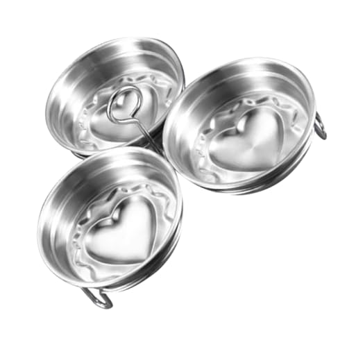 NOLITOY 3 Stück Teiliges Eierformer Set aus Herzförmige Eierkochformen für Gekochte Eier Pudding und Snacks Spülmaschinenfest Vielseitiges Back und Kochzubehör für Familien und Junge NOLITOY 3 Stück Teiliges Eierformer Set aus Herzförmige Eierkochformen für Gekochte Eier Pudding und Snacks Spülmaschinenfest Vielseitiges Back und Kochzubehör für Familien und Junge von NOLITOY