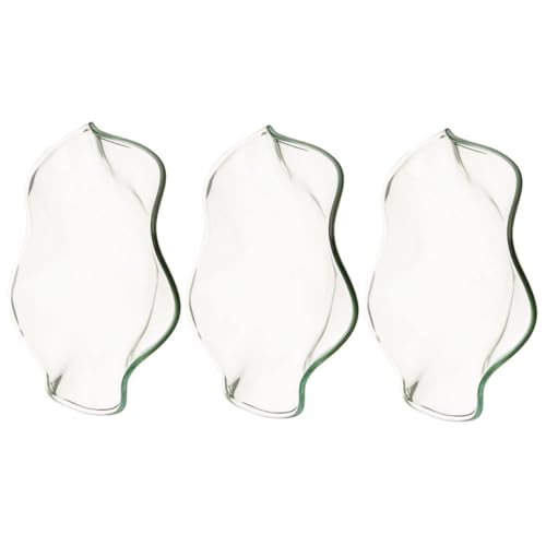 NOLITOY 3 Stück Teiliges Ersatzglas Schalen für Wachs und Öl Wärmer Hitzebeständig Auslaufsicher Wiederverwendbar Transparent Geeignet für Duftlampen und Aromatherapie von NOLITOY