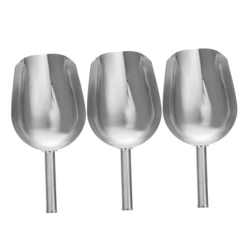 NOLITOY 3 Stück Teiliges Schaufel Multifunktionale Eisschaufel Mehlschaufel und Getreideschaufel Rostfrei für Buffet Party Küche Geeignet für Eiswürfel Reis Nüsse Süßigkeiten NOLITOY 3 Stück Teiliges Schaufel Multifunktionale Eisschaufel Mehlschaufel und Getreideschaufel Rostfrei für Buffet Party Küche Geeignet für Eiswürfel Reis Nüsse Süßigkeiten von NOLITOY