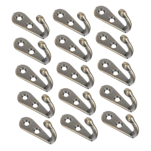 NOLITOY 30 Stück Teiliges Vintage Wandhaken aus Hochwertiger Aluminiumlegierung Kleine Retro Möbelhaken für Bad Küche Garderobe zum Aufhängen von Taschen und Handtüchern NOLITOY 30 Stück Teiliges Vintage Wandhaken aus Hochwertiger Aluminiumlegierung Kleine Retro Möbelhaken für Bad Küche Garderobe zum Aufhängen von Taschen und Handtüchern von NOLITOY