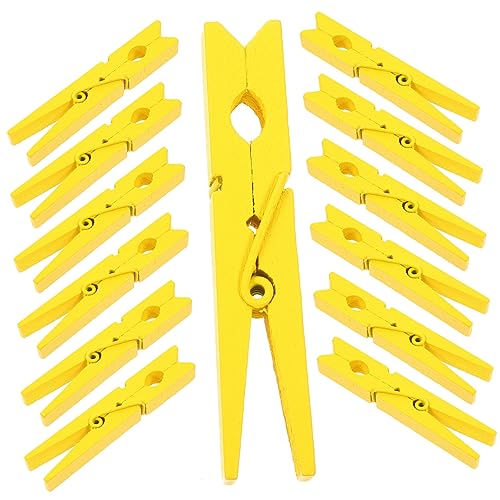 NOLITOY 30stücke Holz Wäscheklammern Maße Aus Holz Und Metall Zum Festklemmen Von Kleidung Und Steppdecken Tragbar von NOLITOY