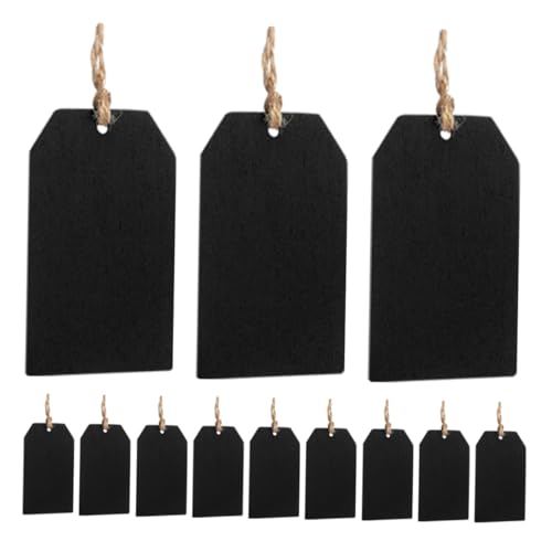 NOLITOY 32 Stück Teiliges Mini Kreidetafel aus Robustem Doppelseitig Beschreibbar und Abwischbar mit Schnur zum Aufhängen Wiederverwendbare Mini Kreidetafeln für Flaschen Geschenke von NOLITOY