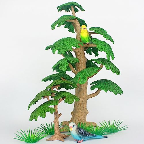 NOLITOY 3st Künstlicher Pflanzenbaum Pflanzendekor Bäume Figuren Künstliche Outdoor-Pflanzen Miniatur Pflanzen Berg Kiefer Spielzeug Für Draußen Faux Kiefer Drinnen Büro Plastik Diorama von NOLITOY
