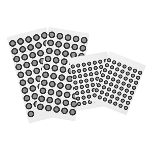 NOLITOY 4 Blätter Scannermarker Reflektierende Aufkleber Positionierungspunkte Kompatibel für Revopoint Handscanner Präzise Scan Markierungen für Industrie Animation von NOLITOY