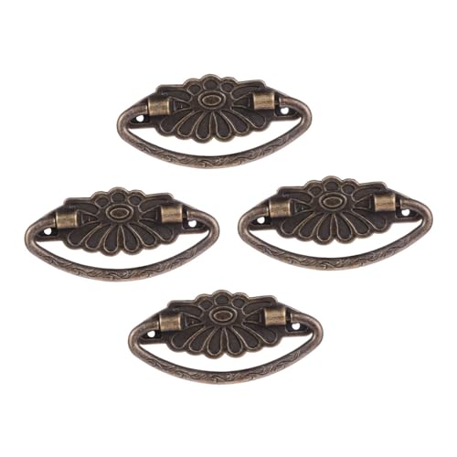 NOLITOY 4 STÜCKE Retro Metallgriff Schrankgriff aus Langlebiger Legierung Kompakt Platzsparend Einfache Montage für Türen Kleiderschrank Möbel DIY Zubehör NOLITOY 4 STÜCKE Retro Metallgriff Schrankgriff aus Langlebiger Legierung Kompakt Platzsparend Einfache Montage für Türen Kleiderschrank Möbel DIY Zubehör von NOLITOY