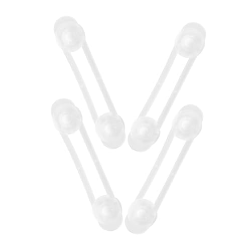 NOLITOY 4 STÜCKE Teiliges Kindersicherungsset Transparent Verstellbare Schutzschlösser für Schubladen Kühlschrank und Schränke Flexible gegen Einklemmen Vielseitige Kindersicherung für NOLITOY 4 STÜCKE Teiliges Kindersicherungsset Transparent Verstellbare Schutzschlösser für Schubladen Kühlschrank und Schränke Flexible gegen Einklemmen Vielseitige Kindersicherung für von NOLITOY