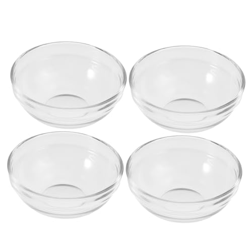 NOLITOY 4 STÜCKE Teiliges Mini Glasschalen Stapelbare Kleine Schälchen für Saucen Gewürze und Portionen Klare Dip Schüsseln für Küche Restaurant und Picknick NOLITOY 4 STÜCKE Teiliges Mini Glasschalen Stapelbare Kleine Schälchen für Saucen Gewürze und Portionen Klare Dip Schüsseln für Küche Restaurant und Picknick von NOLITOY
