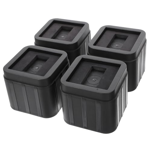 NOLITOY 4 Sätze Möbel-erhöhungen rutschfest Möbelstopper Möbelpads für Holzböden Stabile Möbelbeine-erhöhung für Schränke Sofa Waschmaschine Bettrahmen von NOLITOY