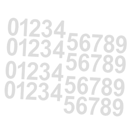 NOLITOY 4 Sätze Reflektierende Briefkastenaufkleber Zahlen Selbstklebend UV beständig Leuchtende Hausnummern Aufkleber Für Außenbereich NOLITOY 4 Sätze Reflektierende Briefkastenaufkleber Zahlen Selbstklebend UV beständig Leuchtende Hausnummern Aufkleber Für Außenbereich von NOLITOY