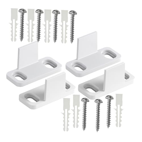 NOLITOY 4 Sätze Schiebetür Bodenführung aus Kunststoff Bodengleiter für Scheunentore Stabiler Türanschlag gegen Schwanken Montagefertig für Langlebige Führung und Sicheres Gleiten NOLITOY 4 Sätze Schiebetür Bodenführung aus Kunststoff Bodengleiter für Scheunentore Stabiler Türanschlag gegen Schwanken Montagefertig für Langlebige Führung und Sicheres Gleiten von NOLITOY