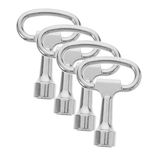 NOLITOY 4 Stck Teiliges Metall Vierkantschlüssel für Wasserzähler Elektrische Schaltschränke Multifunktionaler Schlüssel Praktisch Sicher und Langlebig Klein und Tragbar von NOLITOY