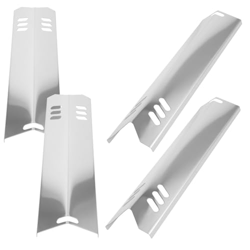 NOLITOY 4 Stück Grill Ersatzteile Teiliges Verstellbare Hitzeschutzplatte für Gasgrill Hitzebeständige Brennerabdeckung Langlebige BBQ Ersatzteile für Backyard Grill NOLITOY 4 Stück Grill Ersatzteile Teiliges Verstellbare Hitzeschutzplatte für Gasgrill Hitzebeständige Brennerabdeckung Langlebige BBQ Ersatzteile für Backyard Grill von NOLITOY