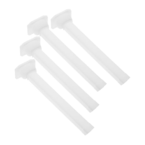 NOLITOY 4 Stück Klappbare Tischbeine aus Robustem Kunststoff Teiliges Faltbare Platzsparende Möbelbeine für Schreibtisch Bett und Laptop Tisch Einfache Werkzeugfreie Montage Langlebig und von NOLITOY