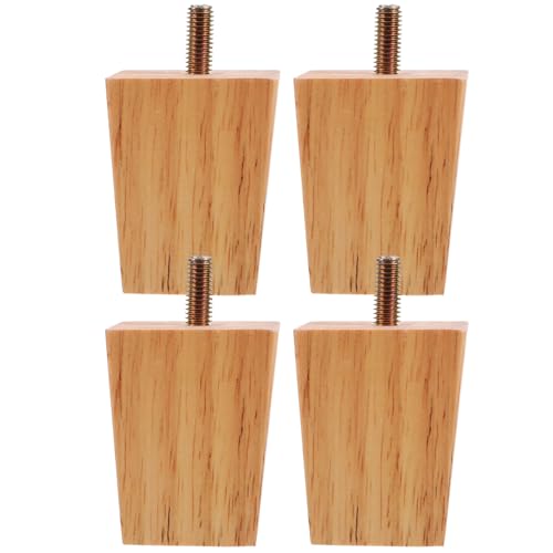 NOLITOY 4 Stück Massive Holz Möbelbeine Sofa Couch Füße Ersatz Holzfüße Stabile Möbelfüße für Stuhl Schrank Tisch Beine Möbelverlängerung Naturholz NOLITOY 4 Stück Massive Holz Möbelbeine Sofa Couch Füße Ersatz Holzfüße Stabile Möbelfüße für Stuhl Schrank Tisch Beine Möbelverlängerung Naturholz von NOLITOY