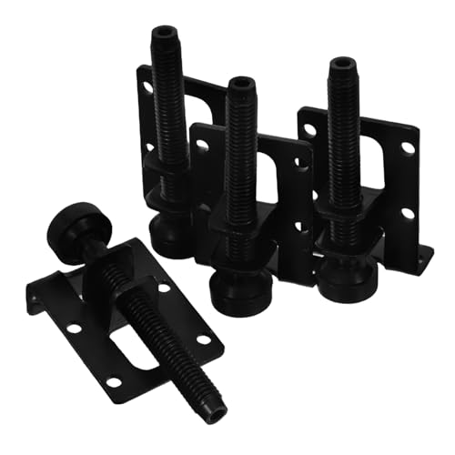 NOLITOY 4stücke Verstellbare Möbelnivellierer Für Schränke Und Tische Robuste Eckfüße Mit Höhenverstellung rutschfeste Stützbeine Schwarz NOLITOY 4stücke Verstellbare Möbelnivellierer Für Schränke Und Tische Robuste Eckfüße Mit Höhenverstellung rutschfeste Stützbeine Schwarz von NOLITOY