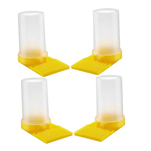 NOLITOY 4 Stück Teiliges Bienen wassertränke aus Langlebigem PP Material Wiederverwendbar Robust und Leicht als Beehive Entrance Water Cup für Imker und Bienenhaltung im Garten NOLITOY 4 Stück Teiliges Bienen wassertränke aus Langlebigem PP Material Wiederverwendbar Robust und Leicht als Beehive Entrance Water Cup für Imker und Bienenhaltung im Garten von NOLITOY