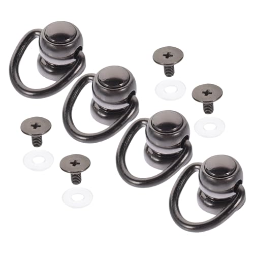 NOLITOY 4 Stück Teiliges D Ringe mit Drehbarem Nietschraubenkopf aus Robustem Metall Multifunktionale Taschenringe für Geldbörsen Handtaschen und DIY Lederhandwerk Praktische Ersatzteile NOLITOY 4 Stück Teiliges D Ringe mit Drehbarem Nietschraubenkopf aus Robustem Metall Multifunktionale Taschenringe für Geldbörsen Handtaschen und DIY Lederhandwerk Praktische Ersatzteile von NOLITOY