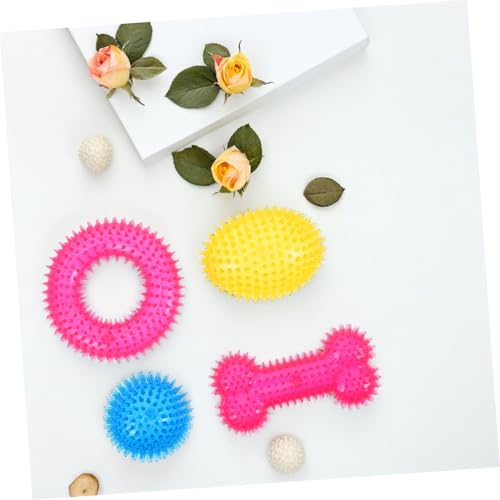 NOLITOY 4 Stück Teiliges Hundespielzeug Spitze Elastische Welpen Kauspielzeuge für Mittelgroße und Große Hunde Interaktiv Robust Fördert Zahnpflege und Beschäftigung Beim Training und NOLITOY 4 Stück Teiliges Hundespielzeug Spitze Elastische Welpen Kauspielzeuge für Mittelgroße und Große Hunde Interaktiv Robust Fördert Zahnpflege und Beschäftigung Beim Training und von NOLITOY