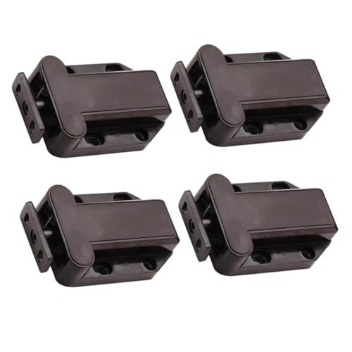 NOLITOY 4 Stück Teiliges Kunststoff Push Latch mit Rebound Funktion Selbstverriegelnder Türriegel für Schränke und Möbel Langlebig Kompakt Kindersichere Touch Entriegelung Praktische NOLITOY 4 Stück Teiliges Kunststoff Push Latch mit Rebound Funktion Selbstverriegelnder Türriegel für Schränke und Möbel Langlebig Kompakt Kindersichere Touch Entriegelung Praktische von NOLITOY