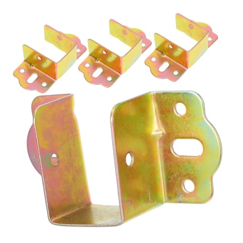 NOLITOY 4 Stück Teiliges Metallbettbeschlag Verstärkte Bettverbindungswinkel Stabile Bettgestellhalterung Vielseitig Kompatibel mit Bettbeschlägen Einfache Montage für Verschiedene NOLITOY 4 Stück Teiliges Metallbettbeschlag Verstärkte Bettverbindungswinkel Stabile Bettgestellhalterung Vielseitig Kompatibel mit Bettbeschlägen Einfache Montage für Verschiedene von NOLITOY