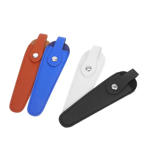 NOLITOY 4 Stück Teiliges PU Leder Scheren Leicht Robust Sicherer Scherenschutz für Haushalt Handwerk Friseure Farblich Sortiert Braun Blau NOLITOY 4 Stück Teiliges PU Leder Scheren Leicht Robust Sicherer Scherenschutz für Haushalt Handwerk Friseure Farblich Sortiert Braun Blau von NOLITOY