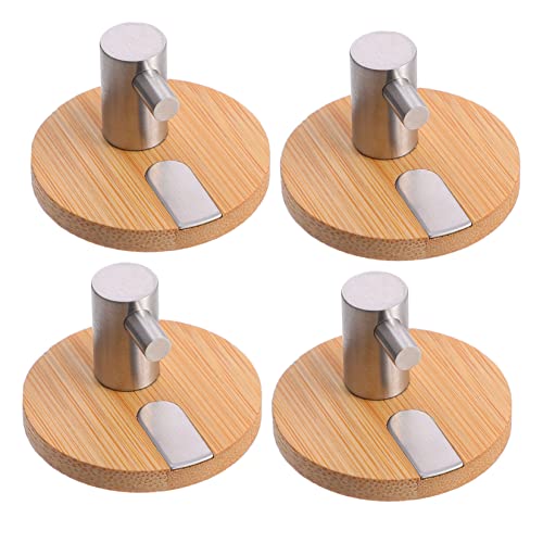 NOLITOY 4 Stück Teiliges Runde Edelstahl Klebehaken Starke Wasserfeste Garderobenhaken für Mäntel Hüte Vielseitige Wandaufhängung für Flur Wohnzimmer Büro Minimalistisches Design NOLITOY 4 Stück Teiliges Runde Edelstahl Klebehaken Starke Wasserfeste Garderobenhaken für Mäntel Hüte Vielseitige Wandaufhängung für Flur Wohnzimmer Büro Minimalistisches Design von NOLITOY