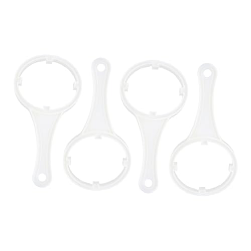 NOLITOY 4 Stück Teiliges Wasserfilter Gehäuse Schraubenschlüssel aus Robustem Kunststoff Verstärkte Vier punkt grifftechnik für Standard Filtergehäuse Langlebiger Wasserfilter Spanner für von NOLITOY