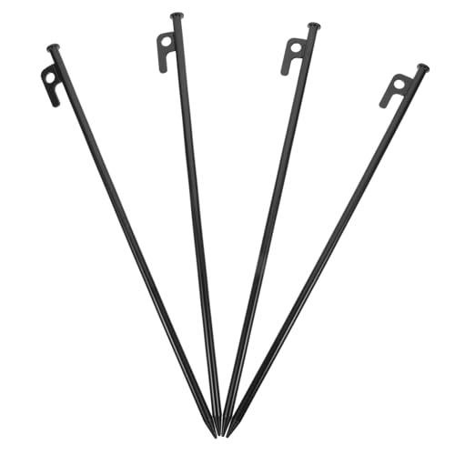 NOLITOY 4 Stück Teiliges Zeltheringe aus Robustem Metall Lang Stabile Korrosionsbeständige Camping Erdanker für Zeltbefestigung und Outdoor Nutzung bei Wind und Sturm NOLITOY 4 Stück Teiliges Zeltheringe aus Robustem Metall Lang Stabile Korrosionsbeständige Camping Erdanker für Zeltbefestigung und Outdoor Nutzung bei Wind und Sturm von NOLITOY