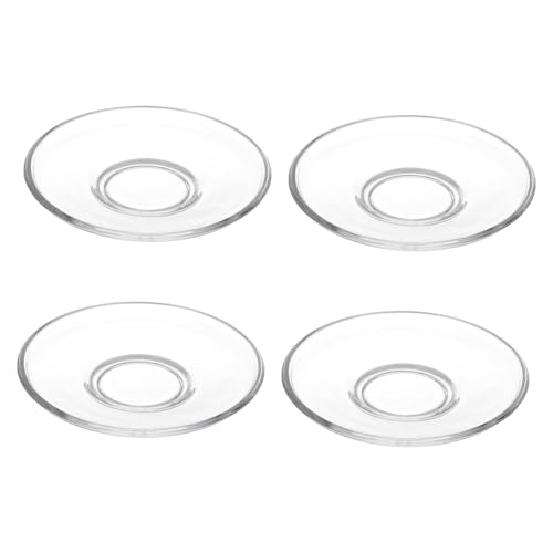 NOLITOY 4 Stück Untertasse Servierteller Gericht runde Snackteller geformt Lippen Farbe Glasteller klarer Unterteller kleine Unterteller Kaffeeteller Transparent Wiederverwendbar NOLITOY 4 Stück Untertasse Servierteller Gericht runde Snackteller geformt Lippen Farbe Glasteller klarer Unterteller kleine Unterteller Kaffeeteller Transparent Wiederverwendbar von NOLITOY