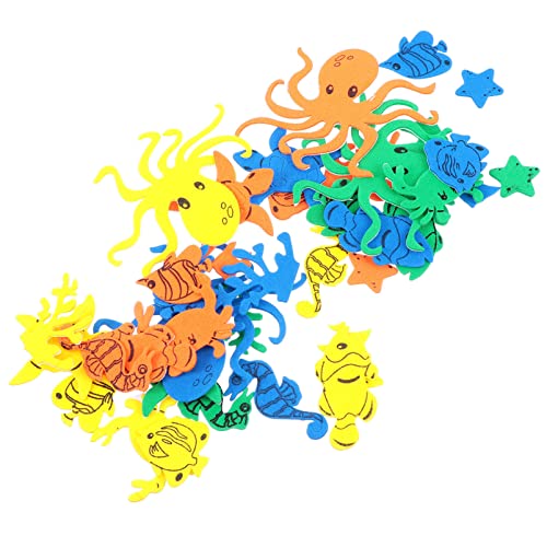 NOLITOY 44 Stück Teiliges Badezimmer Meerestiere aus Eva Schaum Ablösbare Bunte Krabben Oktopus Seepferd Dekoration für Kinderzimmer und Bad Zufällige Farbe Zufällige Farbe NOLITOY 44 Stück Teiliges Badezimmer Meerestiere aus Eva Schaum Ablösbare Bunte Krabben Oktopus Seepferd Dekoration für Kinderzimmer und Bad Zufällige Farbe Zufällige Farbe von NOLITOY