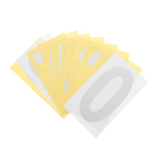 NOLITOY 5 Sätze Wetterfeste Reflektierende Zahlenaufkleber Selbstklebend für Briefkästen Hausnummern Leicht Anzubringen Sichtbar Wasser und Sonnenbeständig von NOLITOY