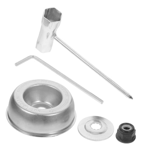 NOLITOY 5 Stück Rasentrimmer Adapter Teilig mit Vibrationsreduzierendem Reparaturkit und Schutzabdeckung Präzise Passform für Langlebiger Ersatz für Rasenmäher Zubehör von NOLITOY