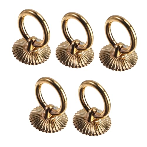 NOLITOY 5 Stück Retro Goldfarbene Schrankgriffe Möbelgriffe Ringgriff Ersatz für Küchenschränke Kommoden Installieren Stabil und Vielseitig NOLITOY 5 Stück Retro Goldfarbene Schrankgriffe Möbelgriffe Ringgriff Ersatz für Küchenschränke Kommoden Installieren Stabil und Vielseitig von NOLITOY