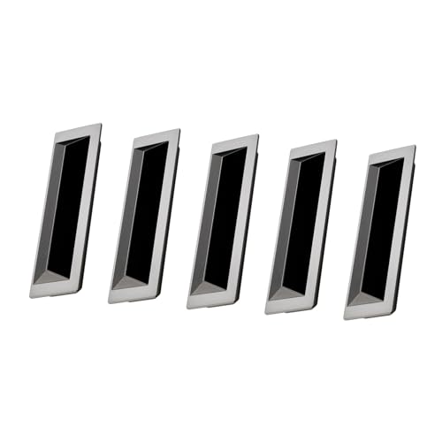 NOLITOY 5 Stück Teiliges Eingelassene Schwarze Aluminiumlegierung Schubladengriff Verdeckter Küchenschrank Griff Langlebig und Einfach zu Montieren für Schrank Möbelschubladen NOLITOY 5 Stück Teiliges Eingelassene Schwarze Aluminiumlegierung Schubladengriff Verdeckter Küchenschrank Griff Langlebig und Einfach zu Montieren für Schrank Möbelschubladen von NOLITOY