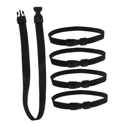 NOLITOY 5 Stück Teiliges Elastisches Müllbeutelhalter für Mülleimer Verstellbares Mülltonnenfixierband Rutschfester Müllsackhalter für Abfallbehälter mit Umfang Langlebig und Einfach zu von NOLITOY