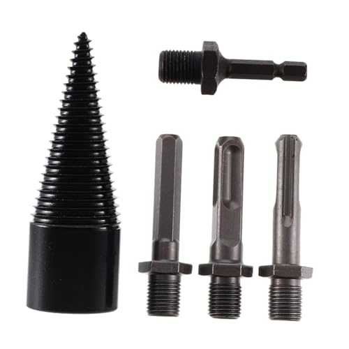 NOLITOY 5 Stück Teiliges Holzspalter bohrer Hochkohlenstoffstahl Langlebig Vibrationsfest Schnelles Spalten Vielseitig Einsetzbar mit Verschiedenen Bohrern Einfache Montage für NOLITOY 5 Stück Teiliges Holzspalter bohrer Hochkohlenstoffstahl Langlebig Vibrationsfest Schnelles Spalten Vielseitig Einsetzbar mit Verschiedenen Bohrern Einfache Montage für von NOLITOY