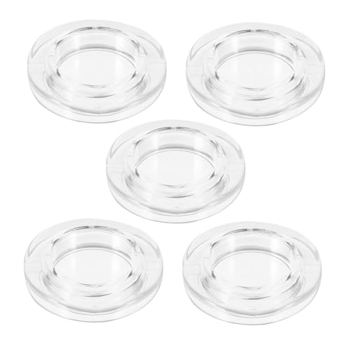 NOLITOY 5 Stück Teiliges Transparentes Schirmlochringe für Terrassentische Einfache Anbringung Wetterbeständig Schutz vor Schmutz Geeignet für Garten Terrasse und Poolbereiche von NOLITOY