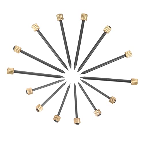 NOLITOY 50 Stück Bilderrahmennägel aus Stahl mit Messingkopf Stabile Wandnägel zum Aufhängen von Bildern Geeignet Trockenbau Betonwände Wiederverwendbar und Langlebig Praktische von NOLITOY