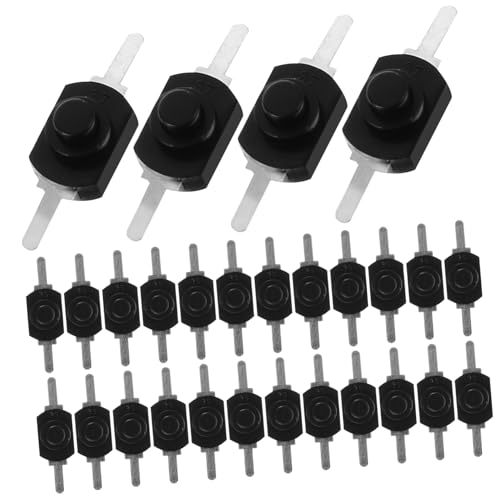 NOLITOY 50 Stück Miniatur Off Druckschalter Selbstsperrend Micro Push Button für Wandsteckdose und Taschenlampe Robustes Abs Metallgehäuse Kompakt Langlebig Einfach zu Bedienen und NOLITOY 50 Stück Miniatur Off Druckschalter Selbstsperrend Micro Push Button für Wandsteckdose und Taschenlampe Robustes Abs Metallgehäuse Kompakt Langlebig Einfach zu Bedienen und von NOLITOY